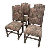 Lot of 4 late 19th century chairs