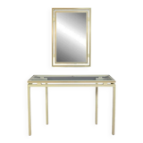 Ensemble Miroir & Console, signés Pierre Vandel – 1970