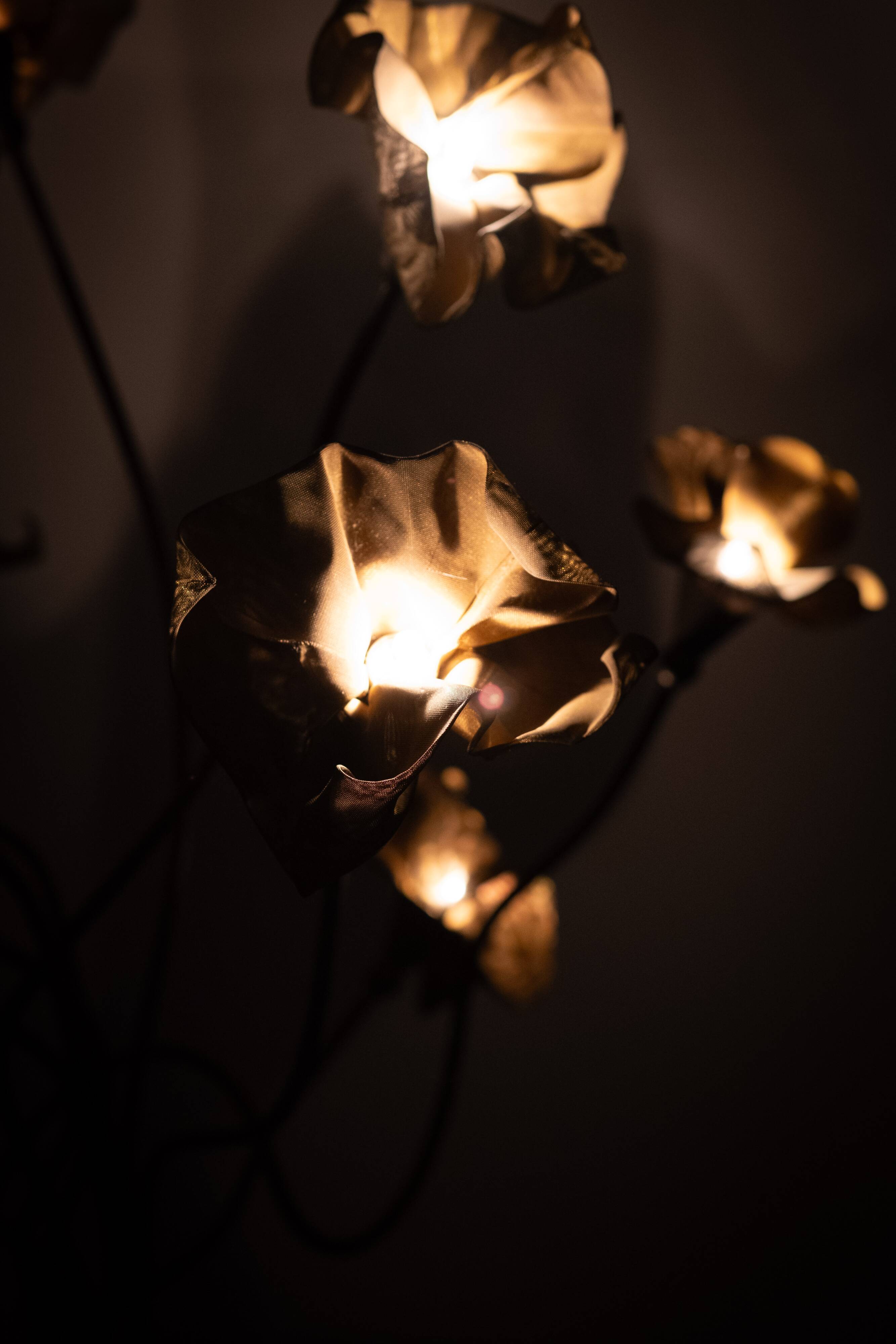 Magic Bronze Tree Floor lamp Italy 1970s