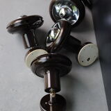 Set of 4 wall lamps Raak year 70