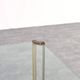 Hollywood Regency Brass and Glass Coffee Tables by Peter Ghyczy, Set of 2