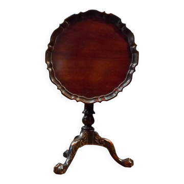 Table d'appoint basculante en acajou antique de style géorgien