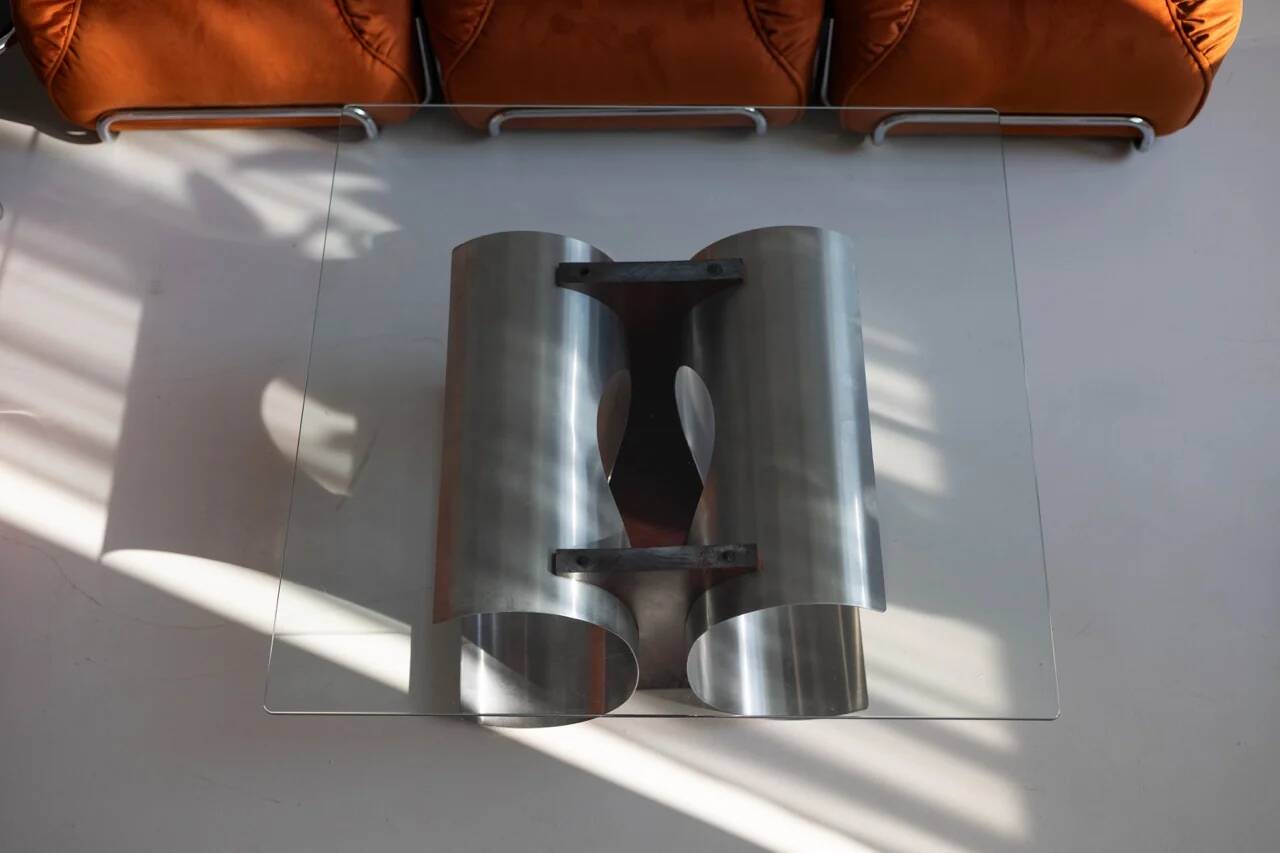 Table basse François Monnet, France, années 1970