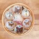 Ensemble plateau et sous verres vintage