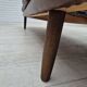 1970s, Danish 3-seater sofa, original brown leather.