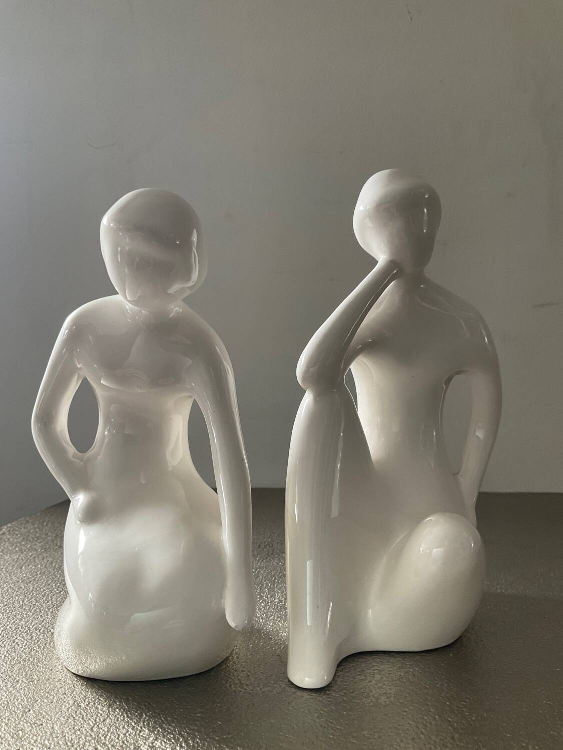 Pair of Delft ceramic bookends from the 70s