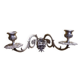 Vintage Brass Wall Sconce Early 20th Century