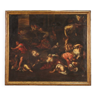 Great painting from the 17th century, the massacre of the innocents
