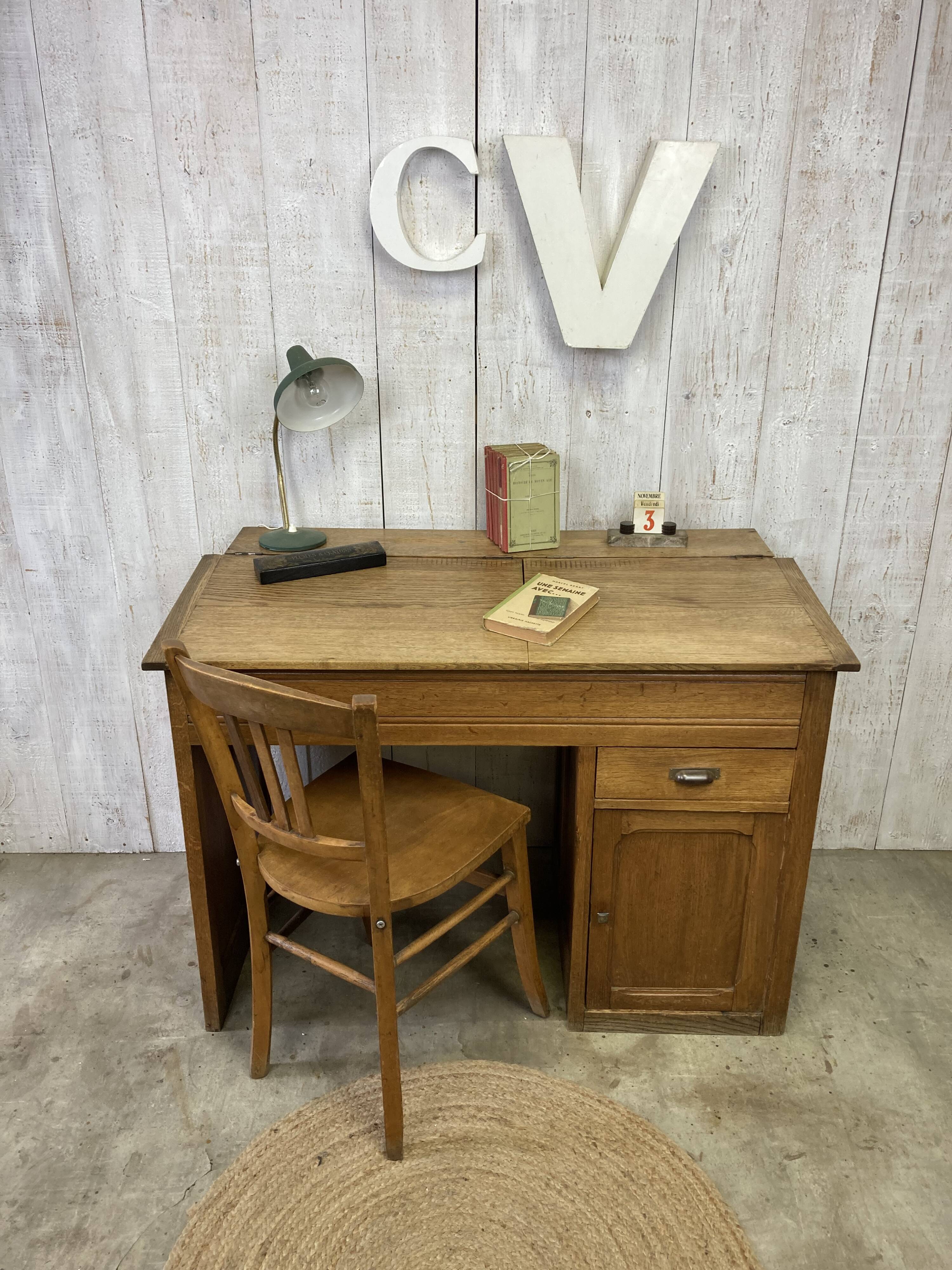 Vintage teacher's desk