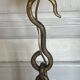 Brutalist floor lamp with chain links