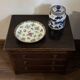 Petite commode ancienne en hêtre 3 tiroirs France Fin XIXe/début XXe
