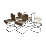 Lot of 6 Biscia chairs, design Pascal Mourgue ed. Steiner