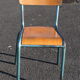 Set of school chairs by Mullca