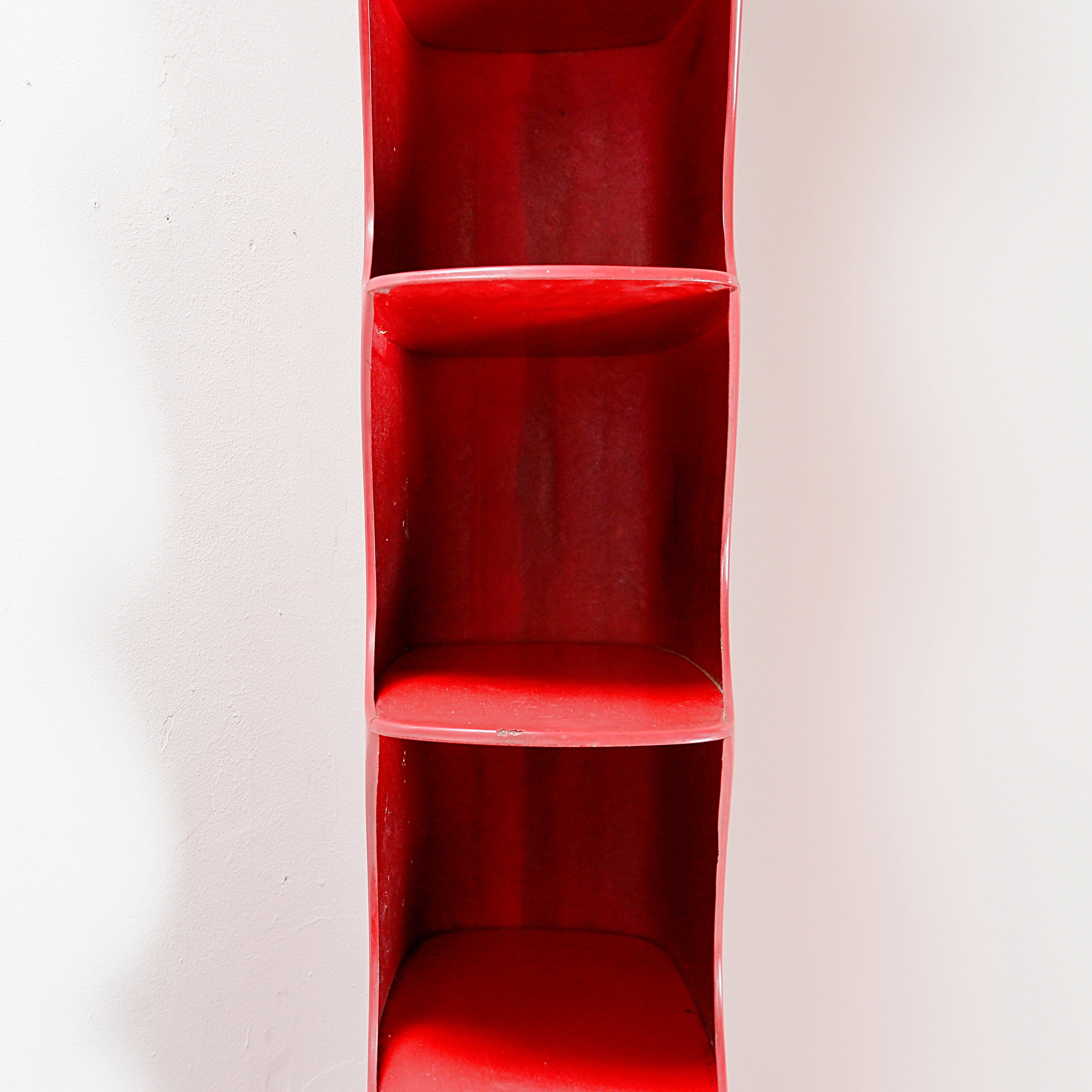 Totem shelf by Valeric Doubroucinskis for Rodier, 1970s