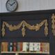 1930s Art Deco solid oak and beveled glass mirror