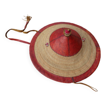 Chapeau coiffe de tribu Fulani Peulh, Afrique