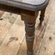 Rectangular wooden farmhouse table turned 90cm or old desk