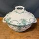 Ancient iron earth tureen, diameter 21 cm