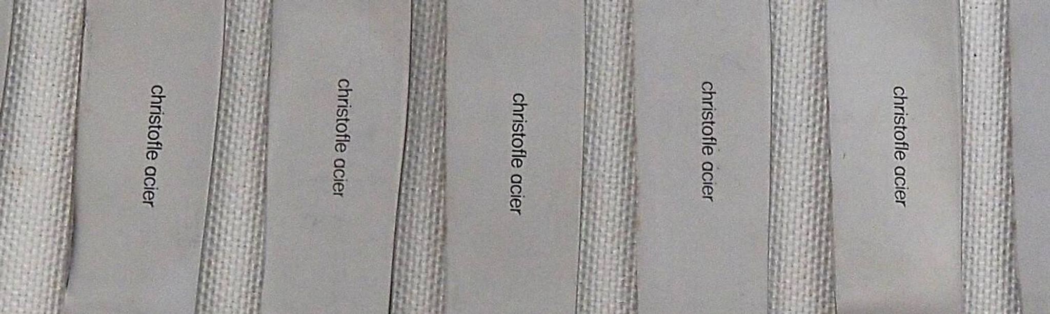 Christofle steel berry, 12 dessert knives, dessert, cheese.