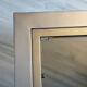 Coffee table smoked glass chrome chromed brass 70's