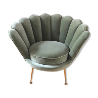 Eichholtz shell trapezium armchair