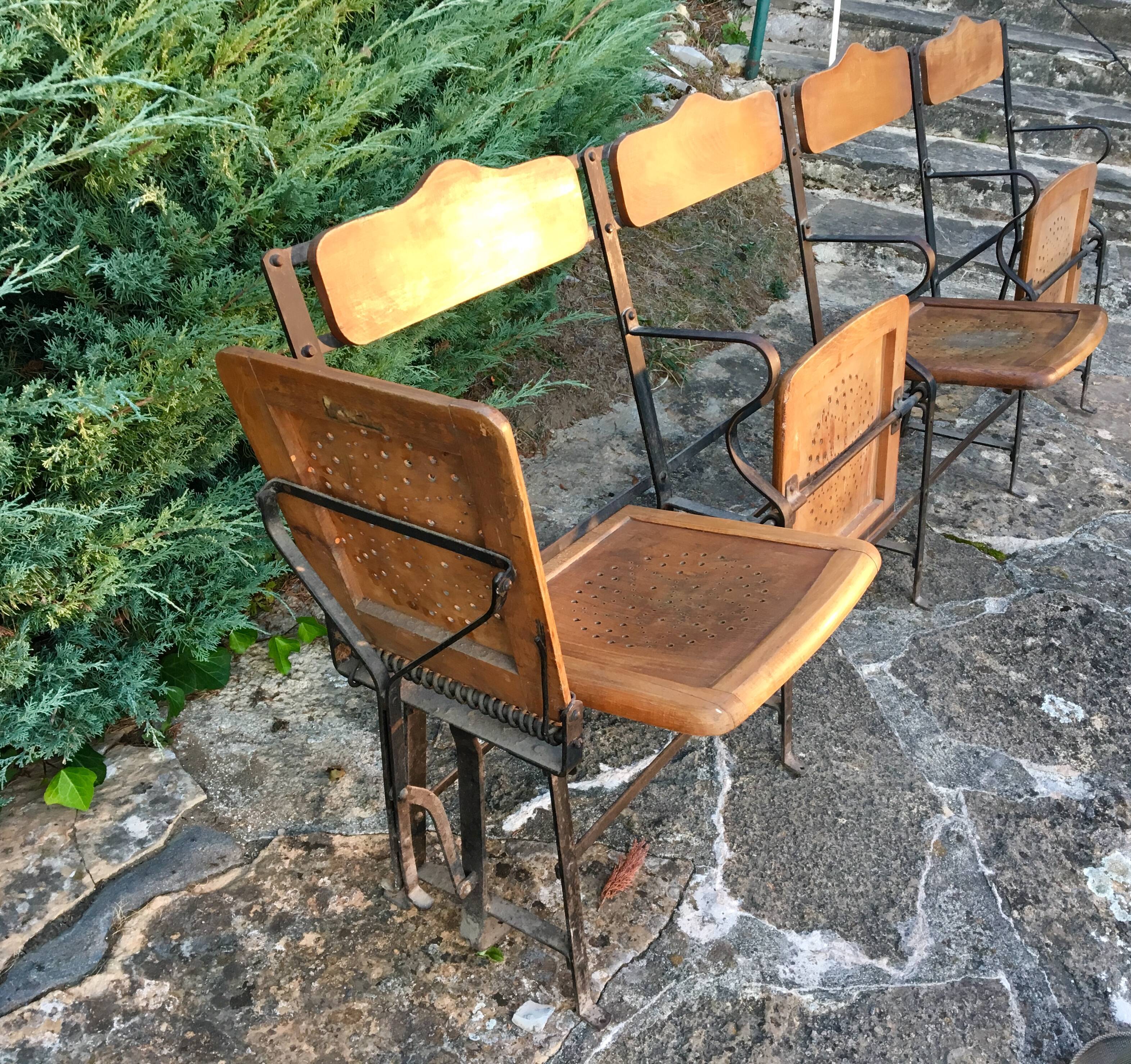 Fauteuils de cinéma 1920 5 places