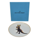 Porcelain plate Jean-Michel Basquiat “Gold Dragon Ligne Blanche”