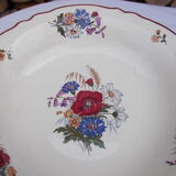 Hollow round dish diam 32 Sarreguemines agreste models