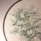 Coaster 21,8cm earthenware mounted on metal