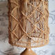 Sandstone lamp and rope