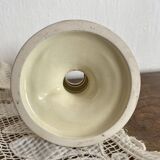 Charming cream and gold thumb candle holder, 1950s