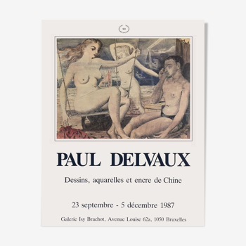 Affiche 1987 Paul Delvaux