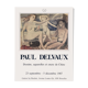 Paul Delvaux poster 1987