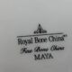 7 small plates in Royal Bone China porcelain, Maya model, Fine Bone