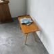 Baumann oak console coffee table from the 60s