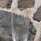 Set of 6 champagne flutes, swirling glass
