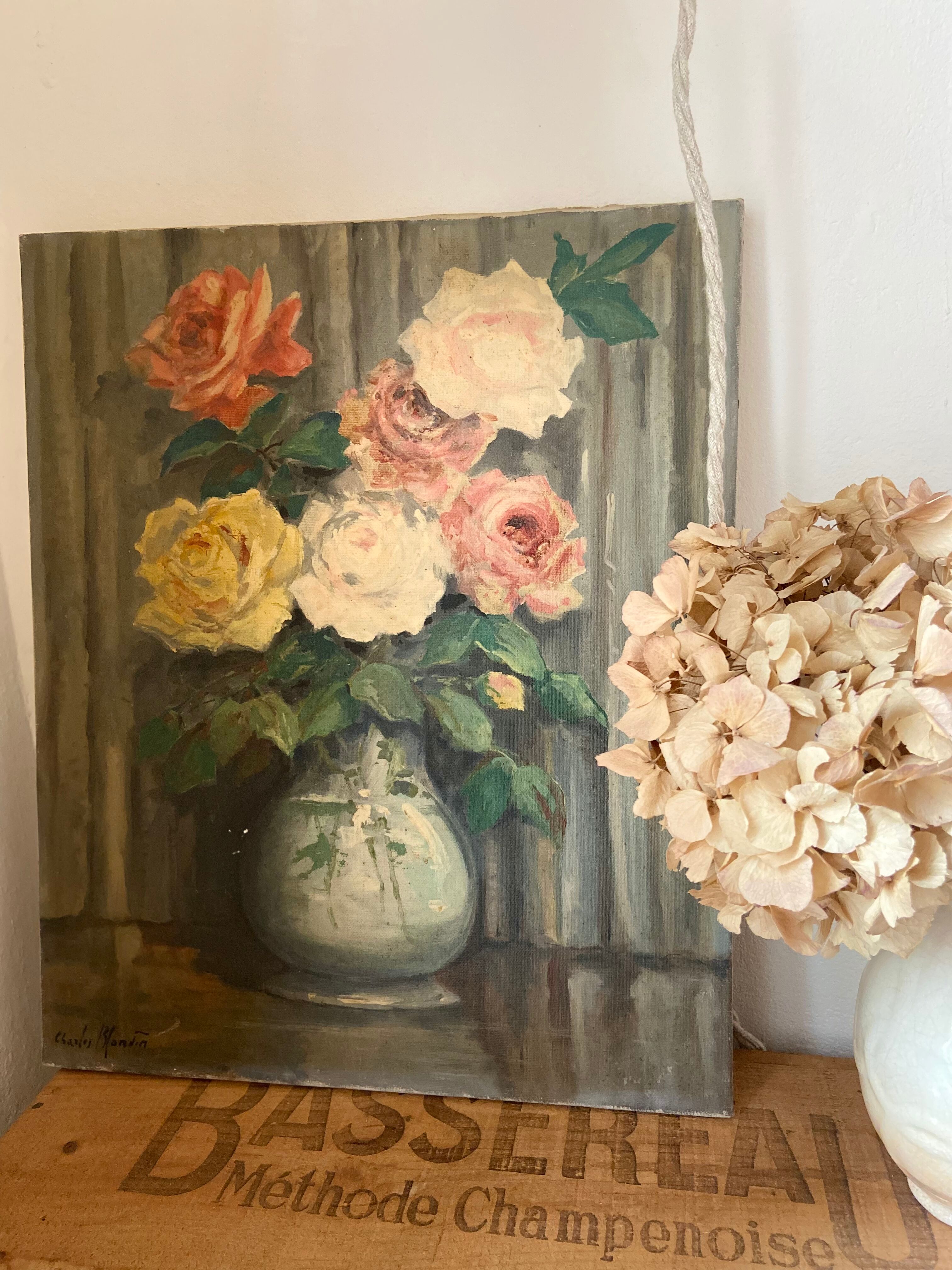 Oil on canvas still life