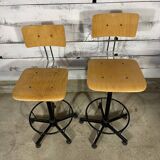 Pair of architect chairs