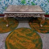 Coffee table with marble