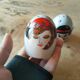 Salt and pepper shaker stoneware couple