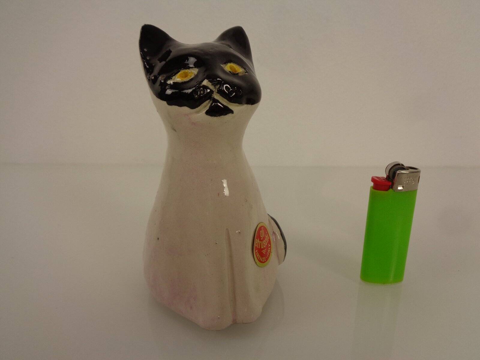 Studio Ceramic Cat by Ivo Desantis for Gli Etruschi, Italy, 1960s