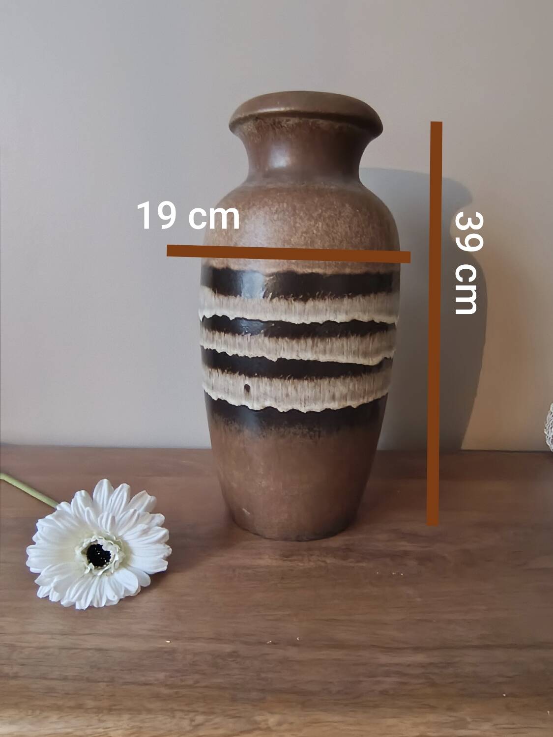 Vintage West Germany Scheurich keramik vase 1960/70