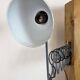 Black Industrial Soviet Scissor Wall Lamp, 1960s