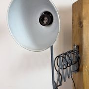 Black Industrial Soviet Scissor Wall Lamp, 1960s