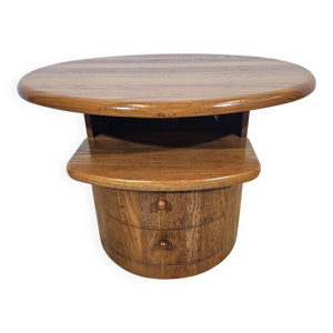 Table TV en teck massif - plateau