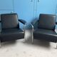 Pair of club armchairs