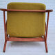 Alf Svensson, 60s, armchair model Kontur, completely restored, furniture wool