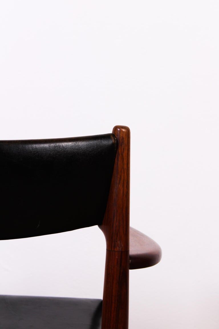 Chaise en palissandre par Kurt Østervig pour KP Møbler