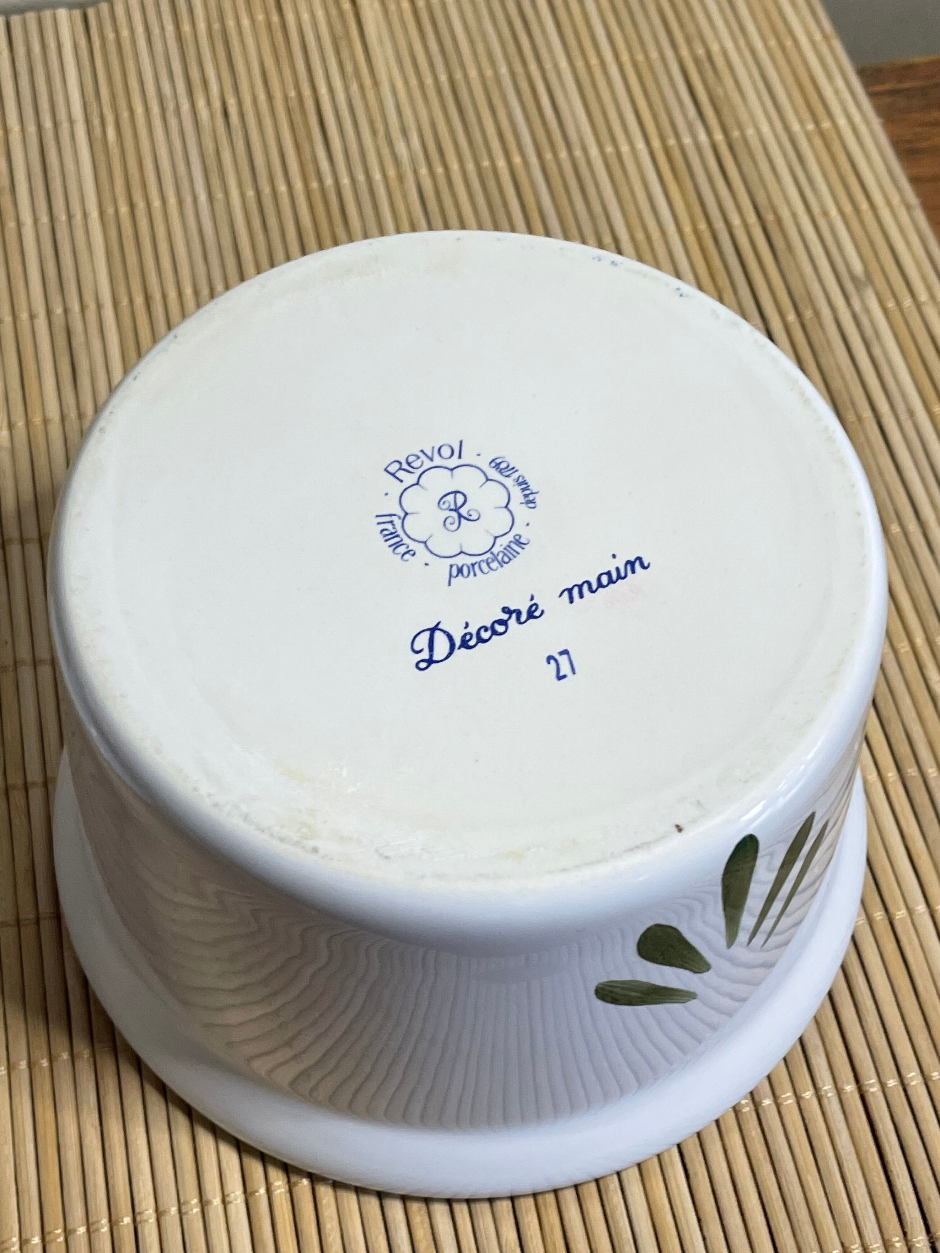 Porcelain foie gras terrine