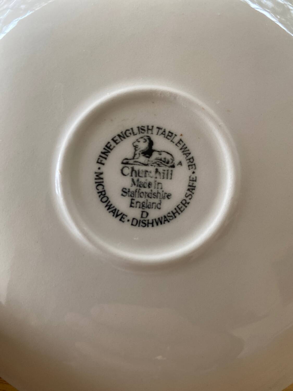 Churchill England model cup and saucer